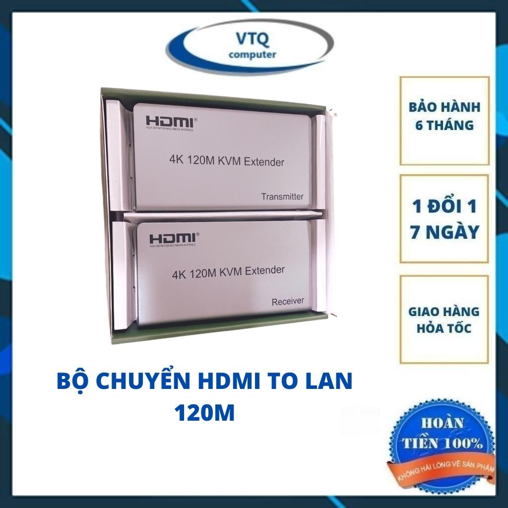 Bộ kéo dài HDMI qua Lan 120m, 200m có cổng USB hỗ trợ 4k, HDMI to LAN 120m 4K