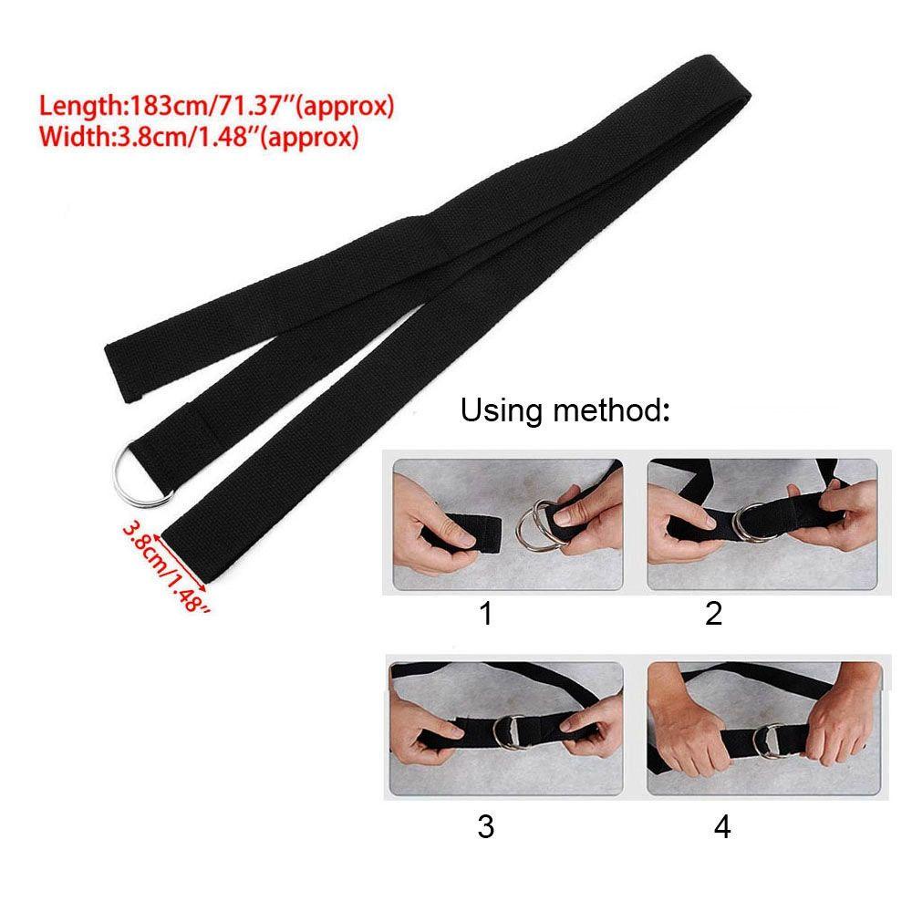 ZAIJIE24 Dây Đai Kháng Lực Chất Lượng Cao Hỗ Trợ Luyện Tập Yoga / Gym
