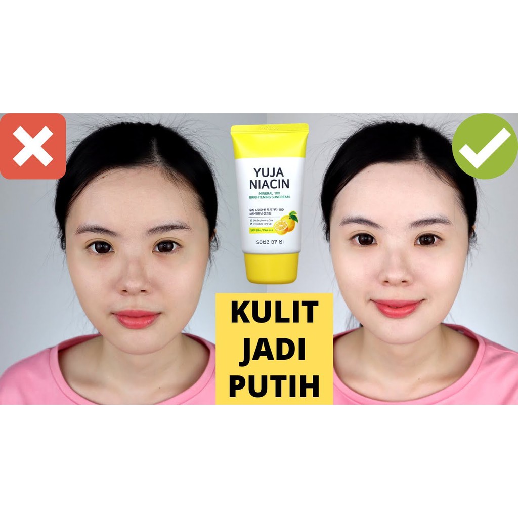 Kem Chống Nắng Nâng Tông Da Tức Thì Chiết Xuất Quả Thanh Yên Some By Mi Yuja Niacin Mineral Brightening Suncream 50ML