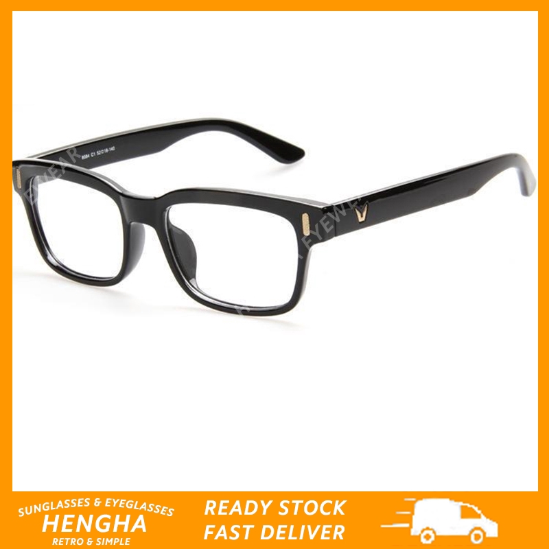 Mắt kính gọng chữ nhật phong cách Hàn Quốc thời trang