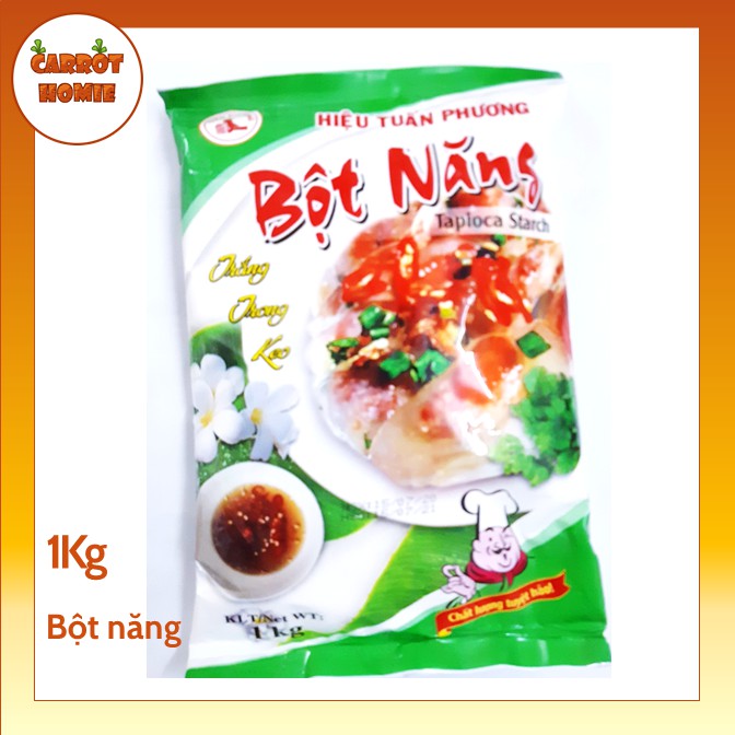 Bột năng 1kg trắng trong keo