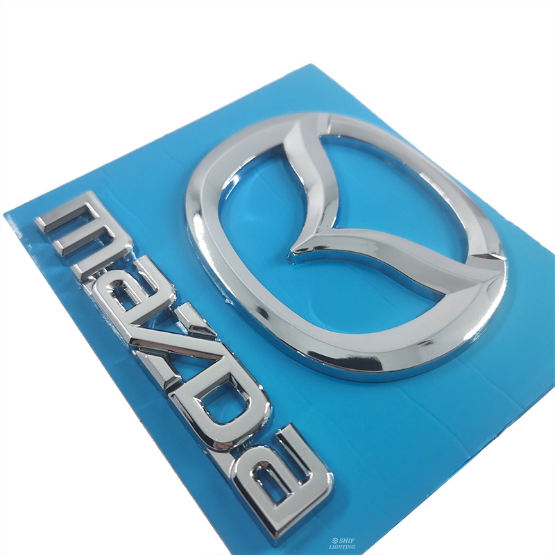1 Miếng Dán Logo ABS Trang Trí Cốp Sau Xe Hơi MAZDA