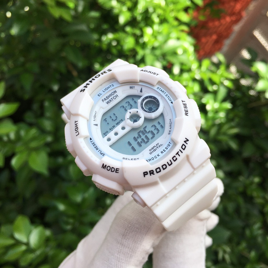 ( Mã FSS08MAY3 giảm 15% đơn hàng từ 50k ) Đồng hồ unisex thể thao điện tử SHHORS JAPAN WATCH, chống nước 3atm | BigBuy360 - bigbuy360.vn