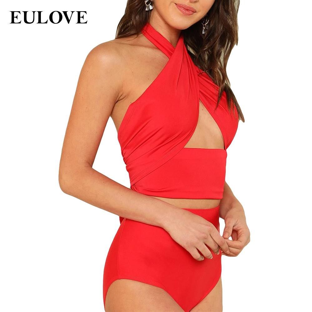 Bộ Bikini 1 Mảnh Đan Dây Chéo Cho Nữ | BigBuy360 - bigbuy360.vn