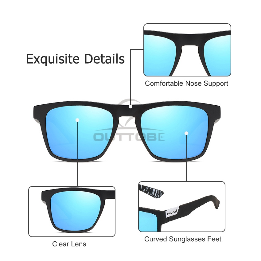 Kính Mát Phân Cực Phong Cách Thể Thao Thời Trang Cho Nam Và Nữ