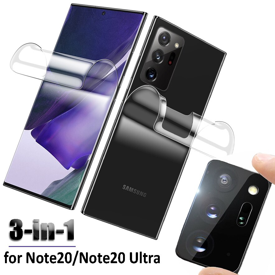 Miếng Dán Cường Lực Bảo Vệ Camera 3 Trong 1 Cho Samsung Note 20 / Note 20