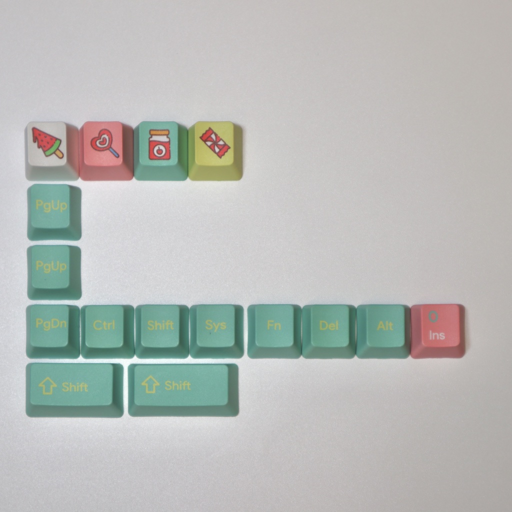 GMK kẹo Keycaps, 129 phím PBT Keycaps Cherry Profile DYE-SUB Cá nhân hóa GMK Keycaps cho bàn phím cơ