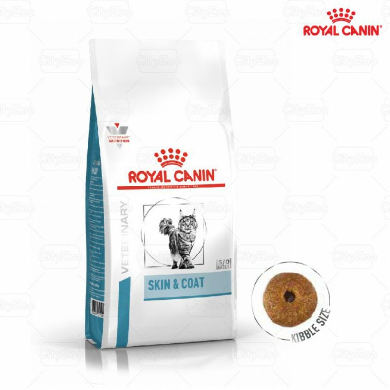 Thức ặn mèo Royal Canin Skin&amp;Coat Feline 400gr(mèo viêm da,rụng lông)