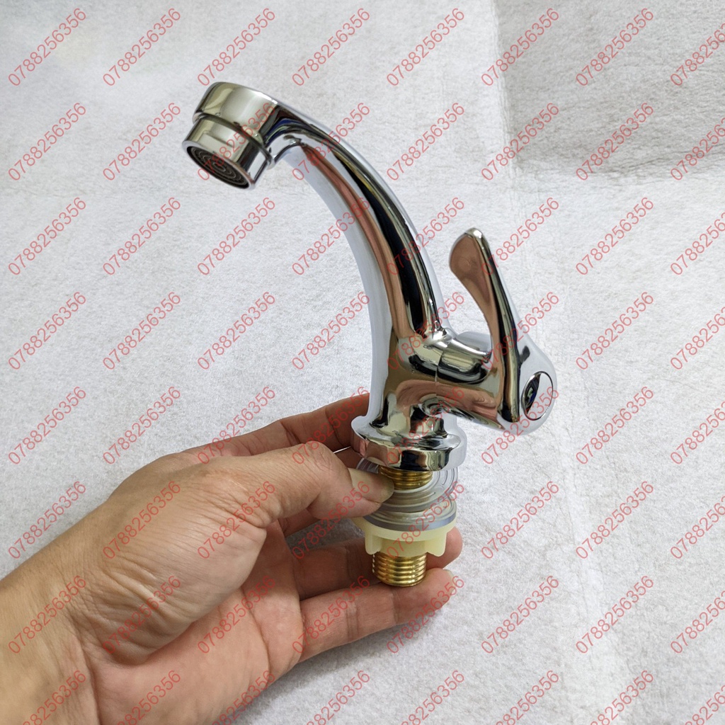 Vòi Lavabo vòi rửa mặt Thiên Nga thân đúc mạ Crome bóng đẹp, Vòi lavabo xi, lavabo rẻ A