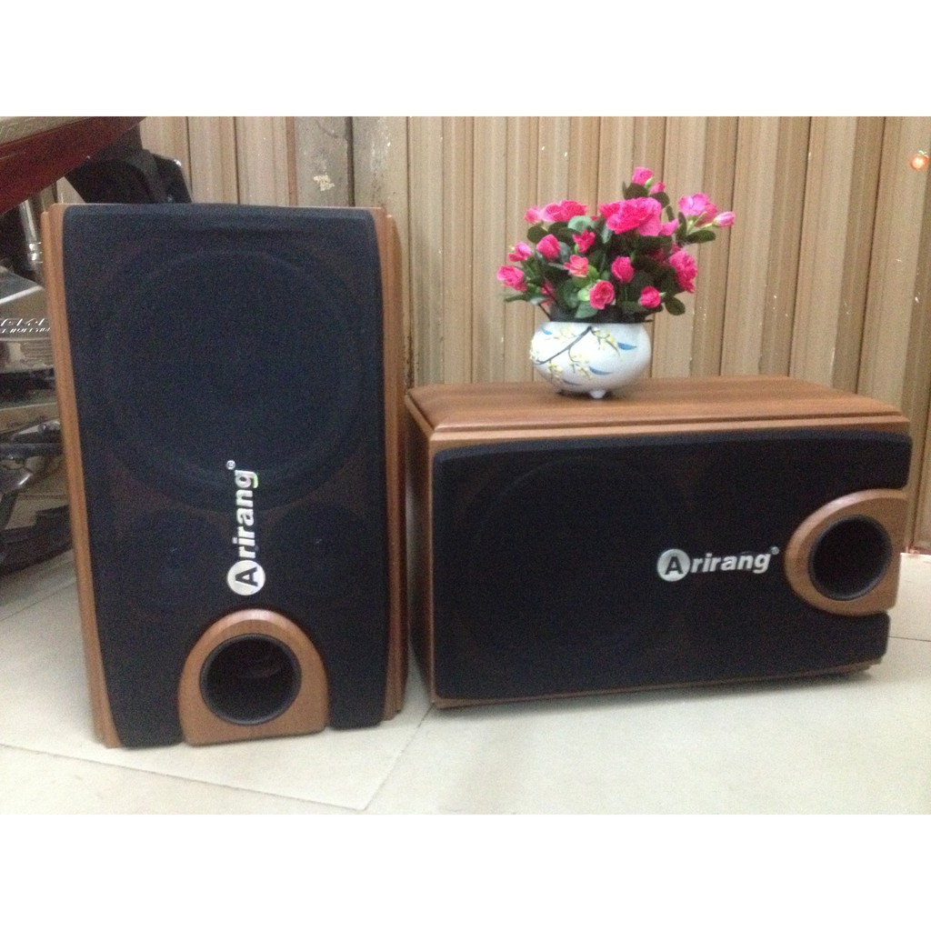 Cặp loa Arirang gỗ vàng nghe nhạc, KARAOKE