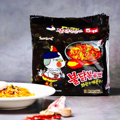 Lốc 5 gói Mì cay Samyang Hàn Quốc vị truyền thống