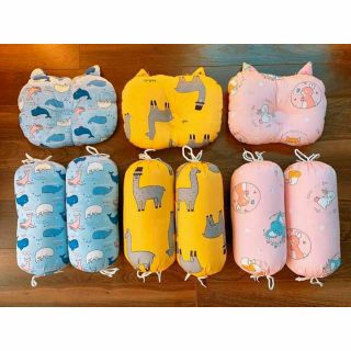 Bộ Gối Bông/Chẹn Bông Thô Lụa Hàn Quốc Siêu Đẹp