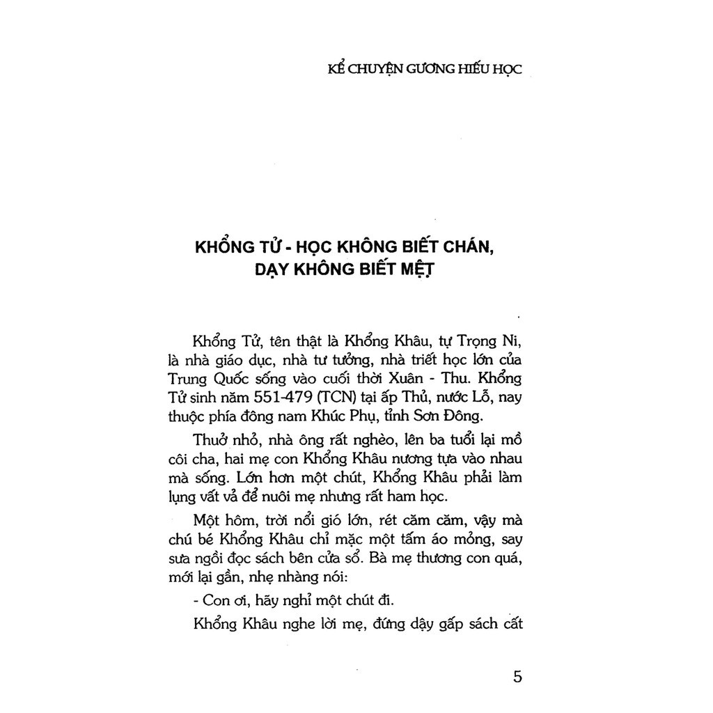 Sách - Kể chuyện Gương Hiếu học