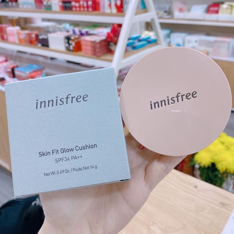 Phấn Nước Innisfree Skin Fit Glow Cushion SPF34 PA++