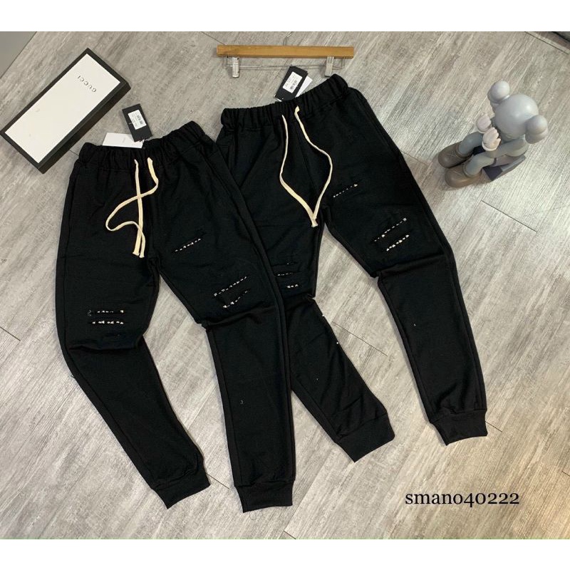 Quần nỉ Amiri đính đá mẫu mới 2021