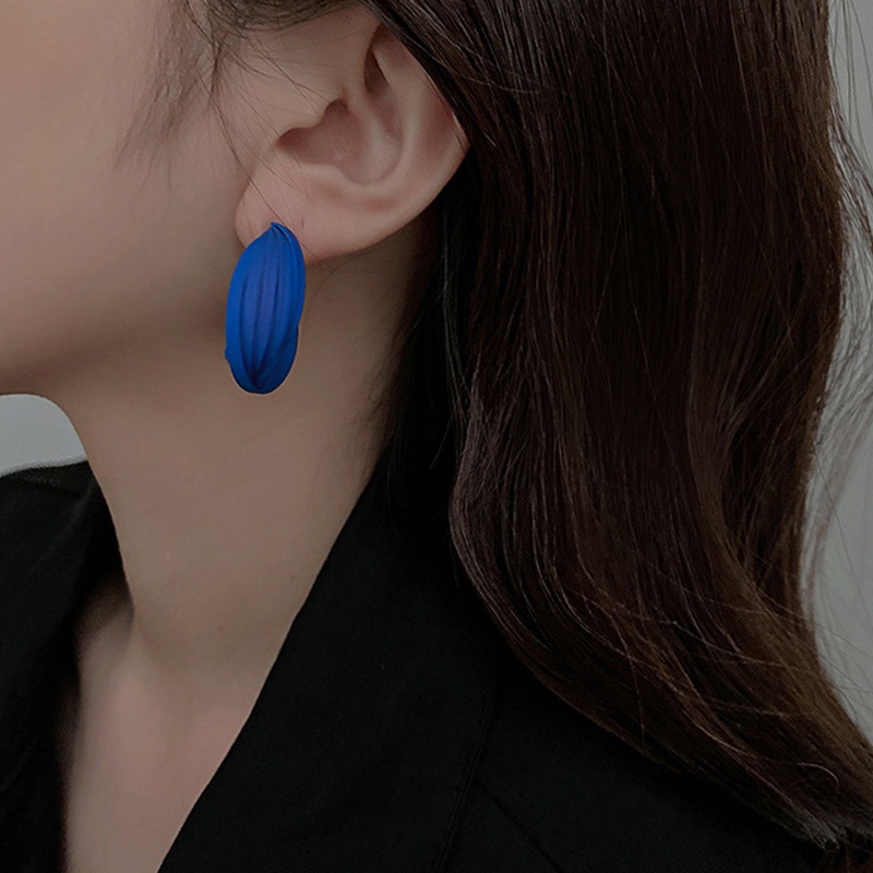 Hoa tai mạ bạc 925 thiết kế nhiều lớp phong cách thời trang cổ điển Hàn Quốc