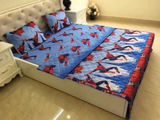 Bộ 5 Món Hè Cotton Poly Mẫu Siêu Nhân Nhện