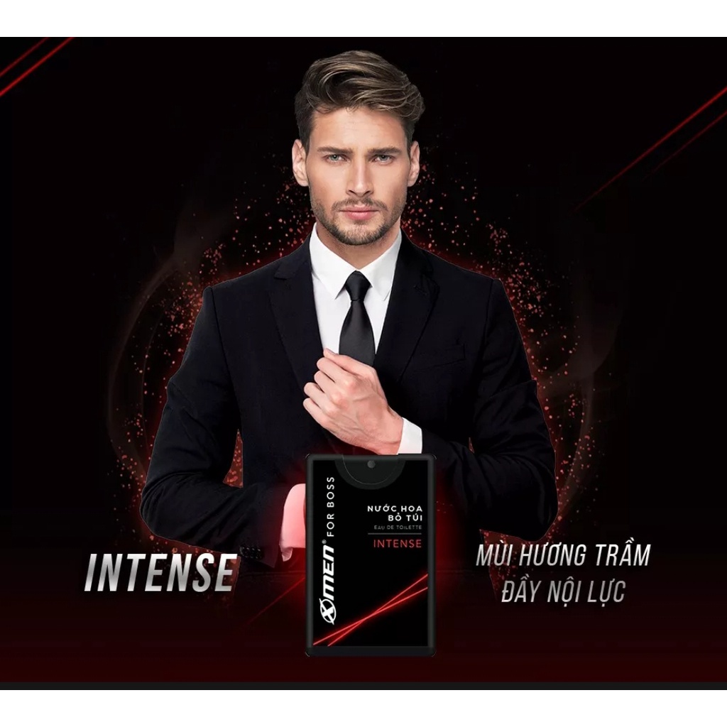 Tép Nước hoa Xmen for Boss Intense 18ml - Nước hoa bỏ túi Xmen for boss Intense 18ml