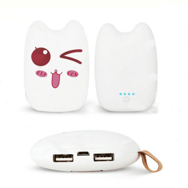 Bán Sạc Dự Phòng💥BH 1 Năm💥Pin Sạc Dự Phòng 10000 mAh Cute Đáng Yêu Dung Lượng Cao Nhỏ Gọn Vô Cùng Tiện Ích Siêu rẻ