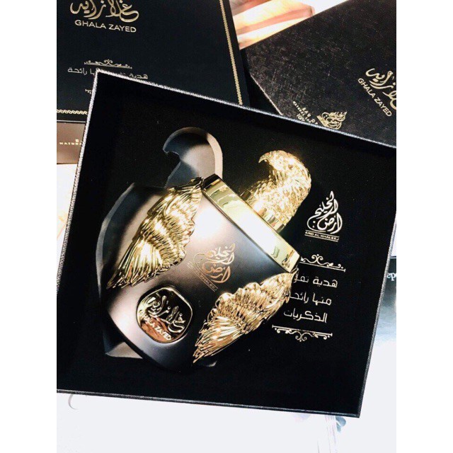 Nước hoa Đại bàng hàng nhập Ghala Zayed Luxury Gold 100m , khẳng định uy quyền của phái mạnh