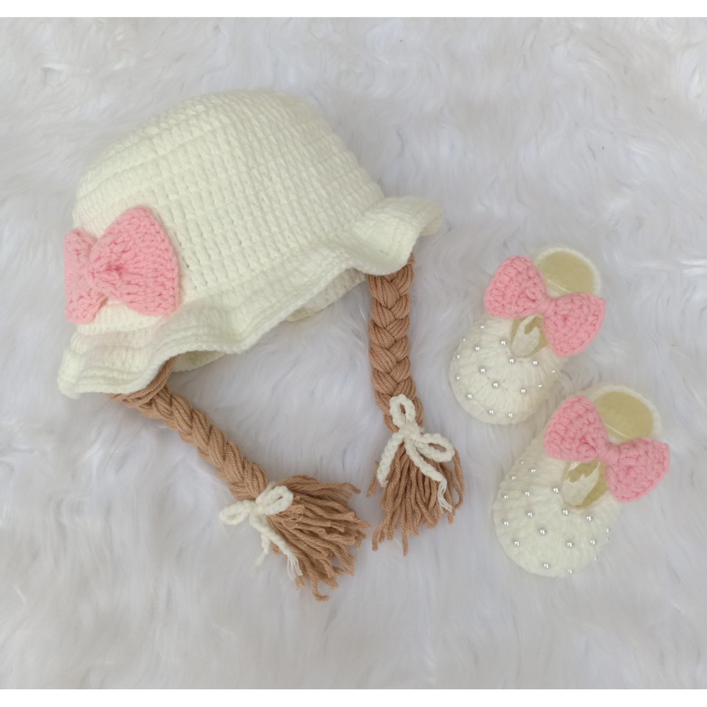 Mũ Có Tóc Cho Bé