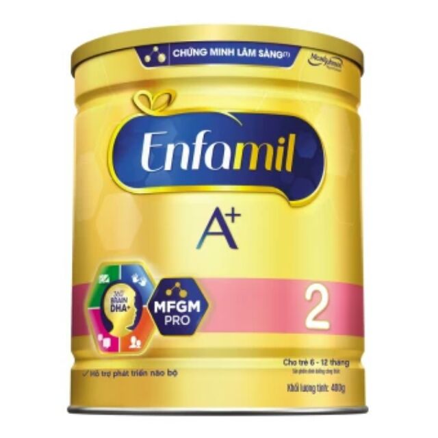 Sữa enfa A+ 2 mới 400g ( Bổ sung MFGM và PDX GOS)