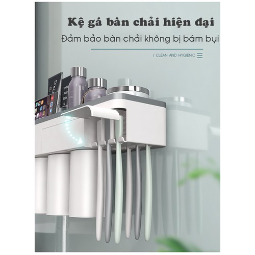 Kệ Để Đồ Dán Tường Nhà Tắm Kèm 4 Cốc Hút Từ Tính Nhãn Hiệu OENON