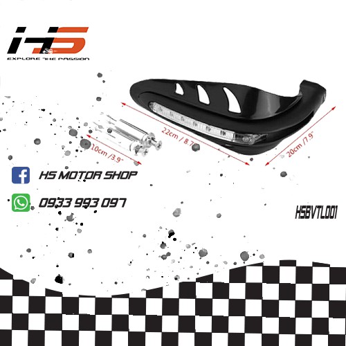 Gù bảo vệ tay lái đèn LED cho mọi dòng xe