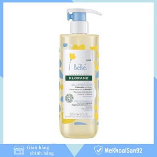 Sữa tắm gội 2in1 cho trẻ sơ sinh Klorane BéBé Pháp