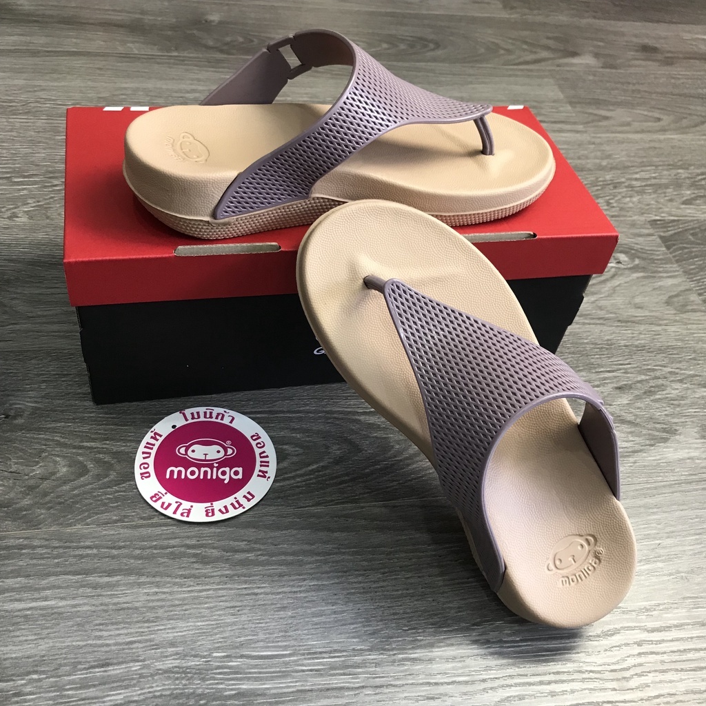 Dép Thái Lan Kẹp Xỏ Ngón MONOBO MONIGA 6.4 Đế Cao 3.5 cm Chính Hãng!