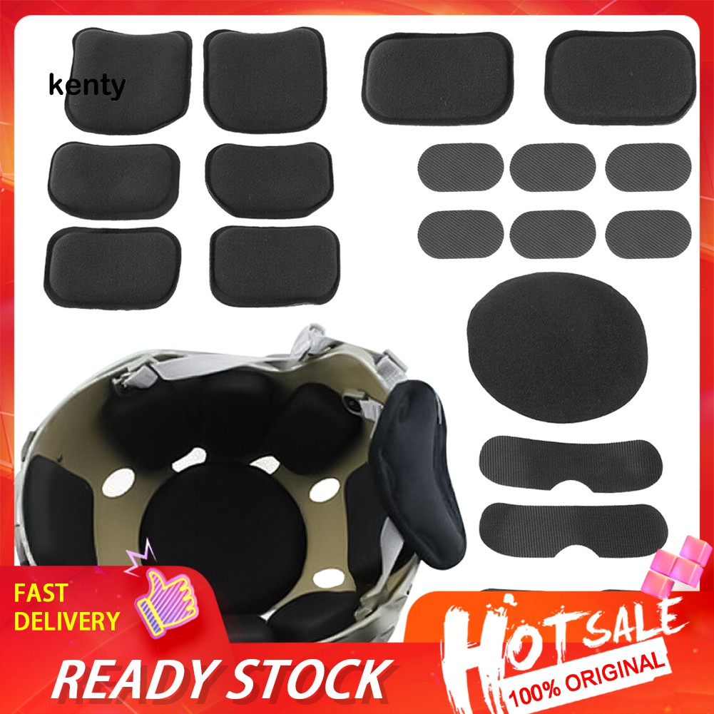 Kt★Set 19 Đệm Xốp EVA Mềm Mại Bảo Vệ Mũ Bảo Hiểm Quân Đội