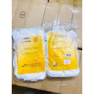 [MẪU MỚI] Bông tẩy trang Pháp 600 miếng