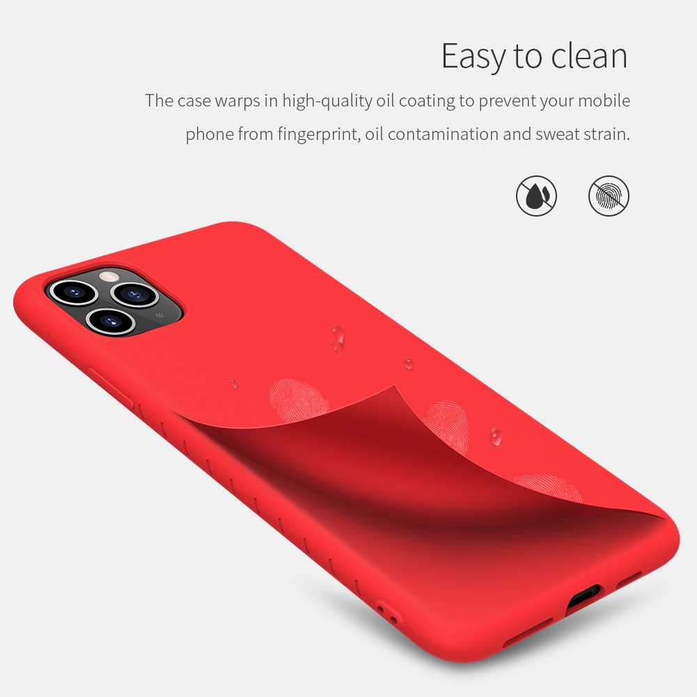 NILLKIN ốp điện thoại Silicone Chống Sốc Màu Trơn Cho Apple Iphone 11 / Iphone 11 Pro / Iphone 11 Pro Max