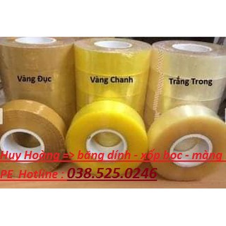 BĂNG DÍNH 5CM LOẠI 1KG/CUỘN - LÕI NHỰA - TẶNG MÁY CẮT BĂNG DÍNH
