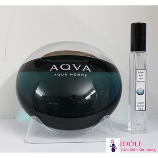 [ Mẫu Thử] Nước Hoa Nam Bvlgari Aqva Pour Homme dạng xịt 5ml 10ml