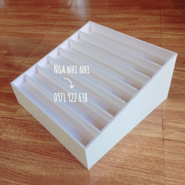 (Loại dầy) Khay 7 tầng đựng sơn móng tay, son môi