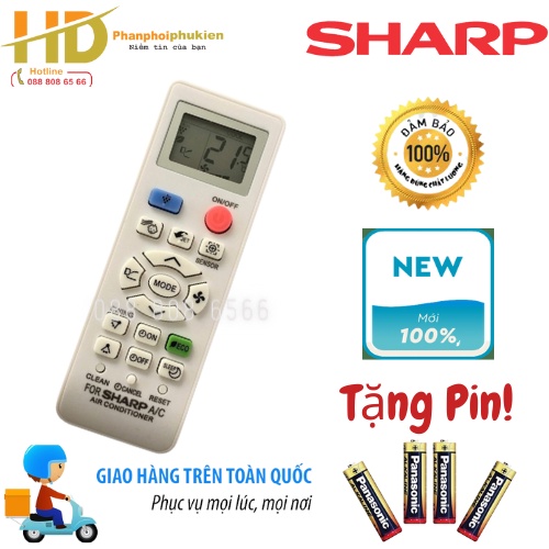 Remote Máy Lạnh Sharp AH-X12VEW, AH-X18VEW, Điều Khiển Điều Hòa SHARP