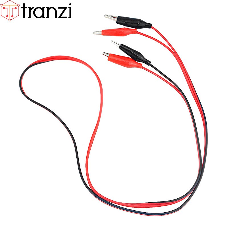 Dây 4 đầu kẹp cá sấu 3.5cm dài 1 mét