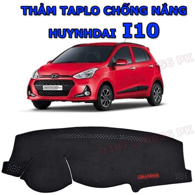 Thảm taplo chống nắng huynhdai grand i10 2010-2021