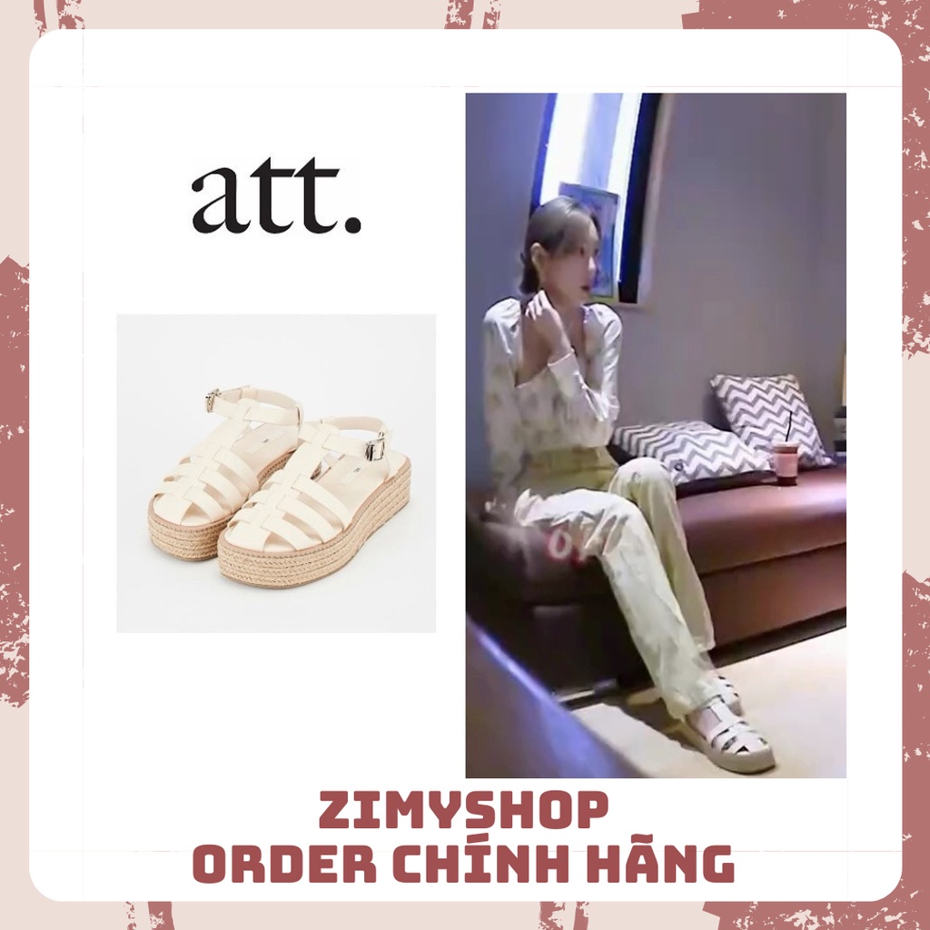 CHÍNH HÃNG DÉP ATT. ESPADRILLES SANDALS TAEYEON