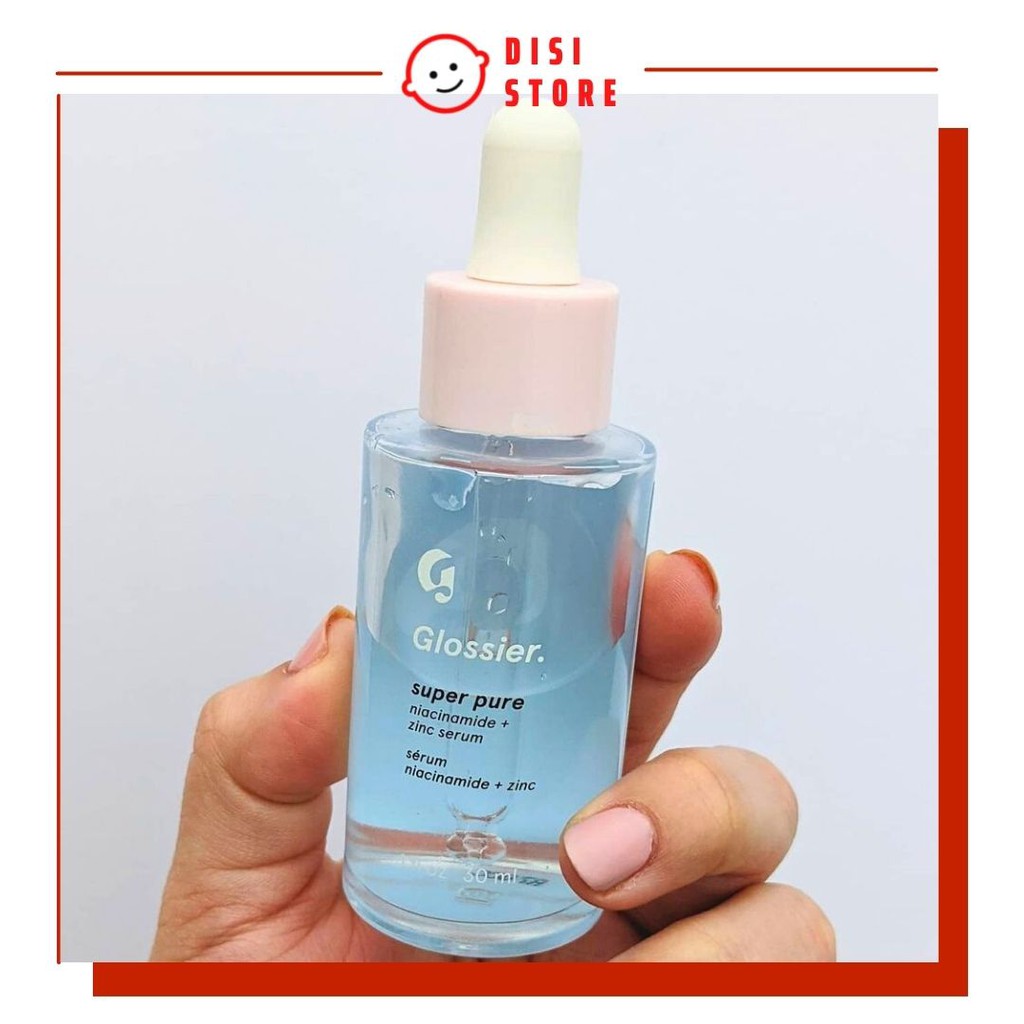 Tinh Chất Serum Glossier Super Pure Niacinamide Vitamin B3 / Kẽm PCA Cho Da Mụn Lỗ Chân Lông To - DISI