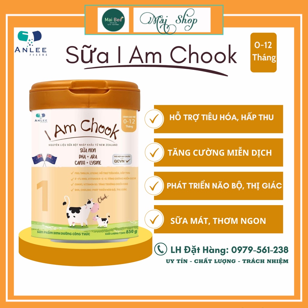 🌸🌸 Sữa I Am Chook Số 1 - lon 850g
