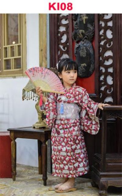 Bộ Kimono Cách Tân Bé Gái