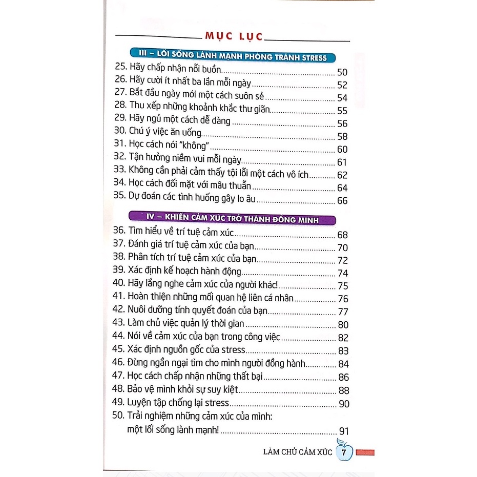 Sách - 50 quy tắc vàng-Làm chủ cảm xúc
