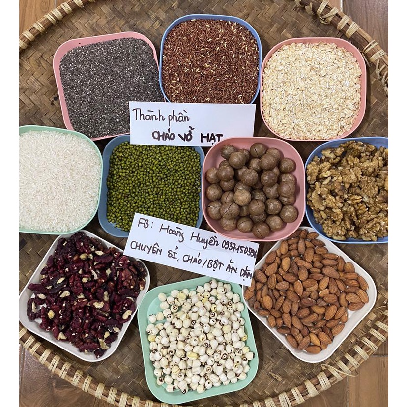 Bột Ăn Dặm Nhà Roy Từ Nhiều Loại Hạt Ngũ Cốc Organic An Lành Kích Thích Vị Giác Cho Trẻ Biếng Ăn