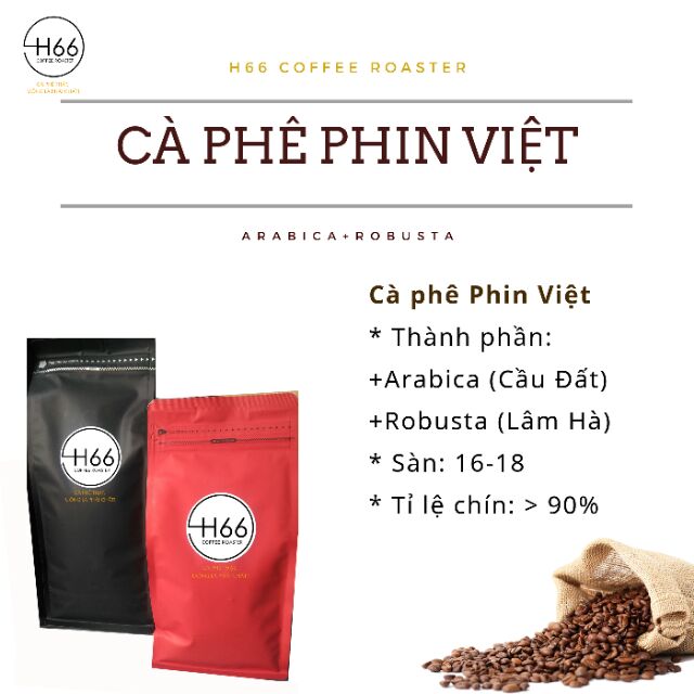 Cà Phê Nguyên Chất-Pha Phin