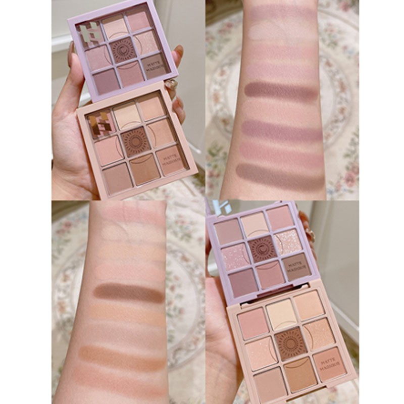 (Hàng Mới Về) Bảng Phấn Mắt Dikalu Chín Màu Lấp Lánh Chống Thấm Nước Và Mồ Hôi | BigBuy360 - bigbuy360.vn