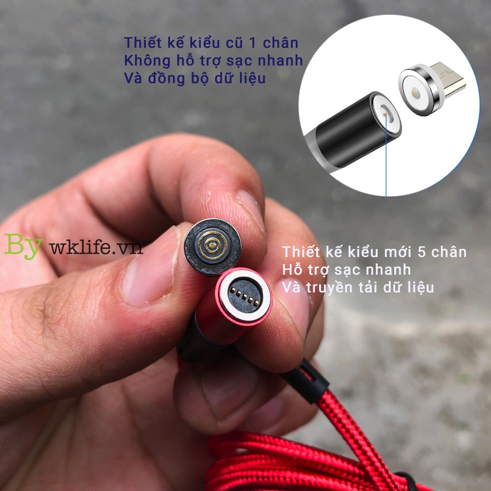 Dây Sạc Nam Châm USB C Usams Chống Gãy Chân Sạc