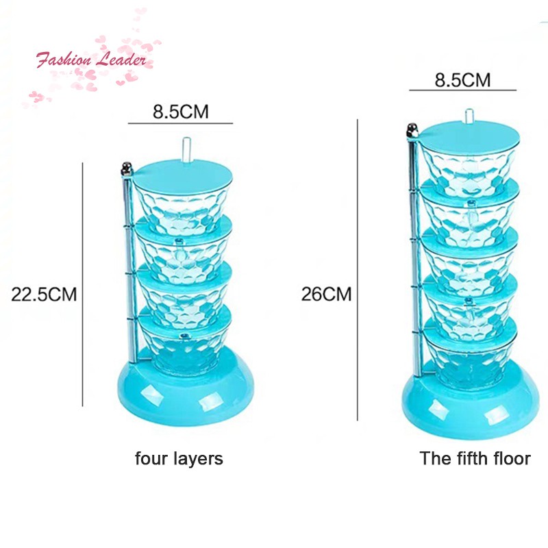 Hộp Đựng Gia Vị 4 / 5 Tầng Tiện Lợi Cho Nhà Bếp