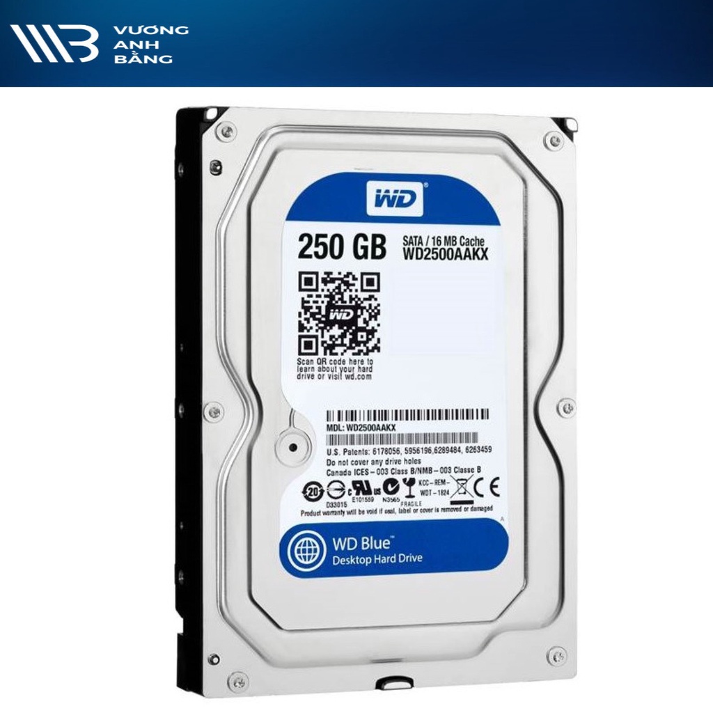 Ổ Cứng HDD dùng cho máy tính WD 500G GREEN/BLUE 2N - Bảo Hành 2 Năm